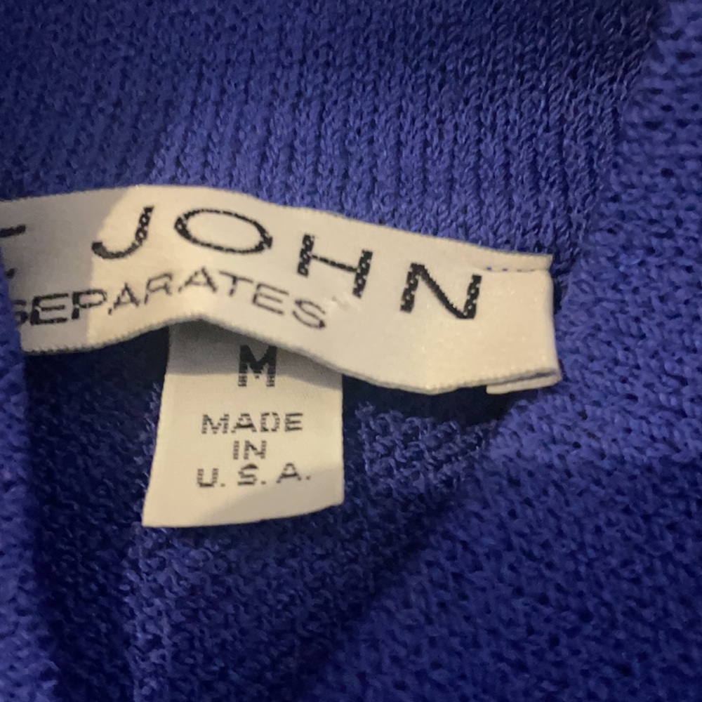 New St John Blue Button Dress - Picture 5 of 5